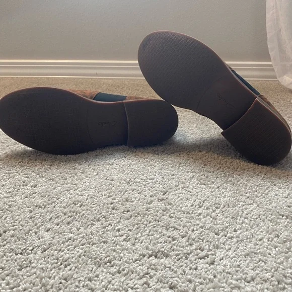 Clarks Brown Leopard Print Women's Shoes | 8.5 - Picture 7 of 12